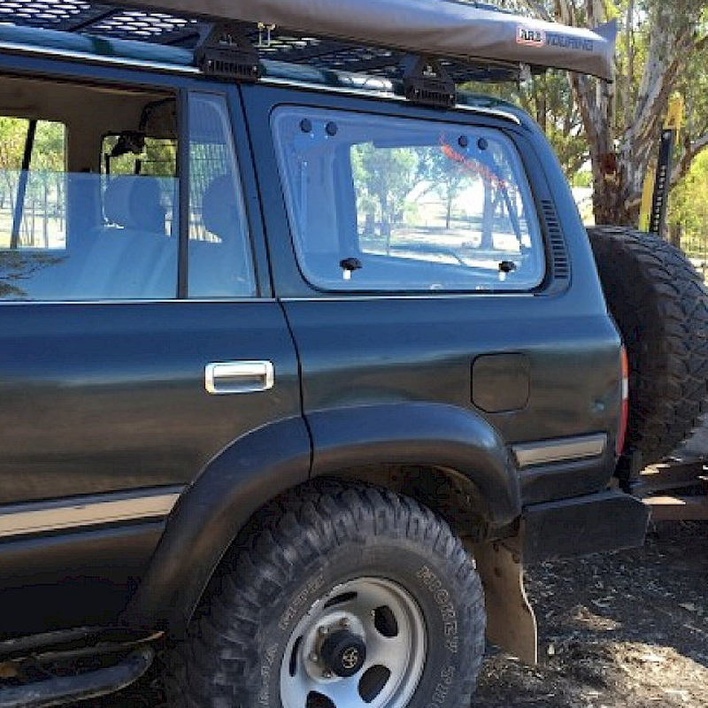 Gull Wing Window Suitable for Toyota Land Cruiser 80 Series and Lexus LX450 1990-2008