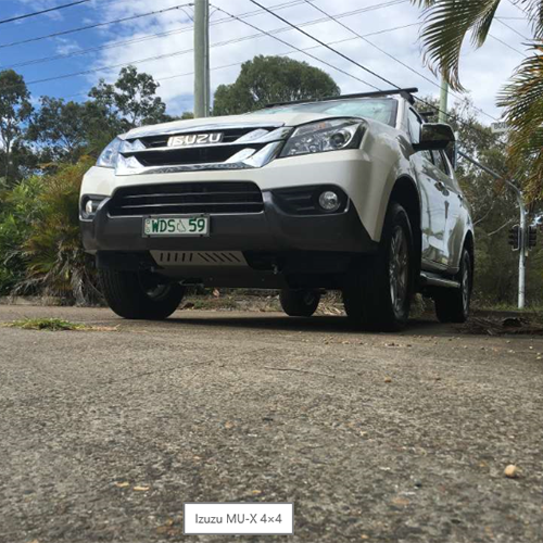 2 Piece Kit Front & Sump Plates Suitable for Isuzu MU-X