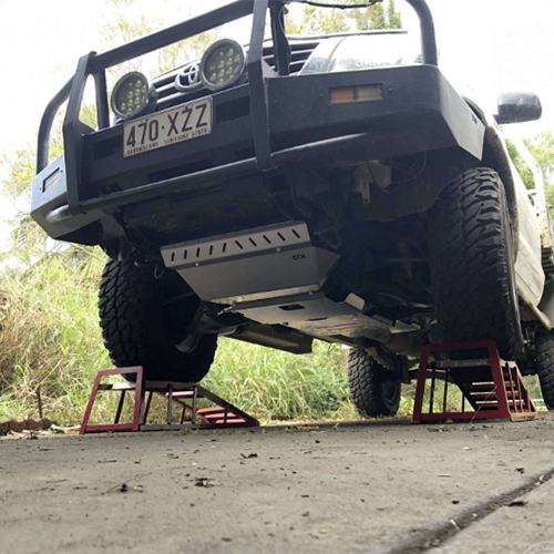 3 Piece Kit Bash Plates to protect Front, Diff/Sump and Transmission Suitable For Toyota Hilux N70 2005 to 2015