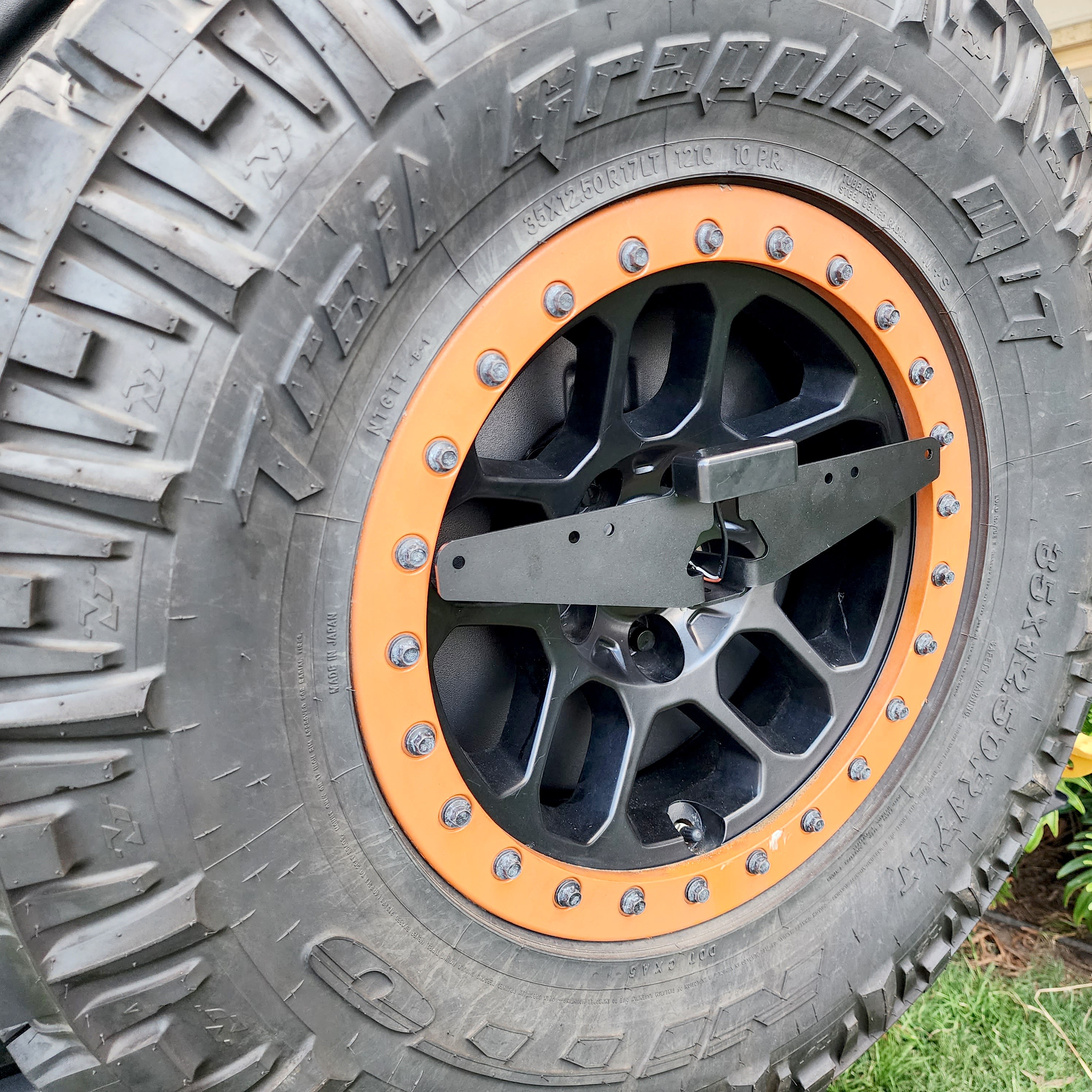 Universal 4WD & Caravan Rear License Plate Relocation Bracket