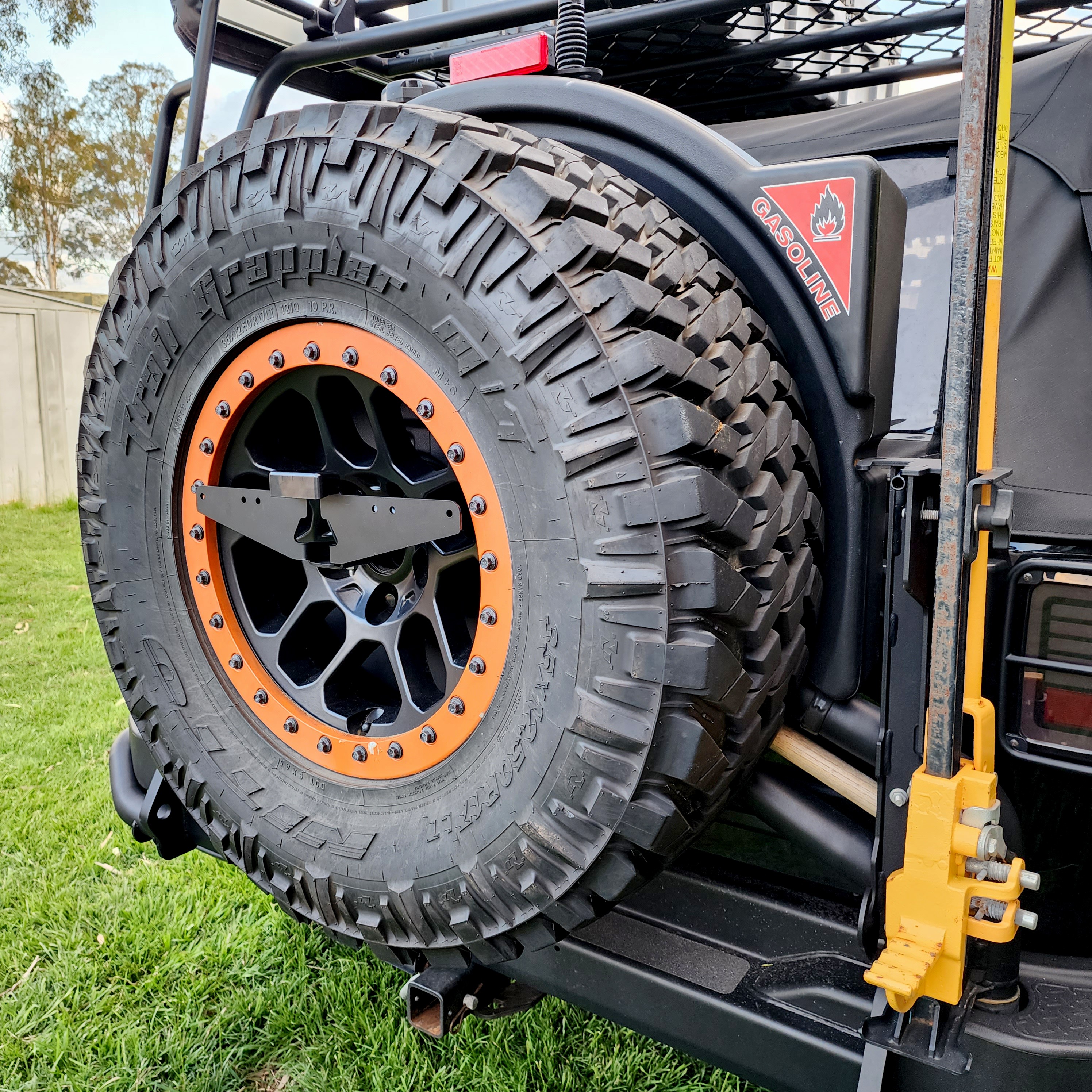 Universal 4WD & Caravan Rear License Plate Relocation Bracket