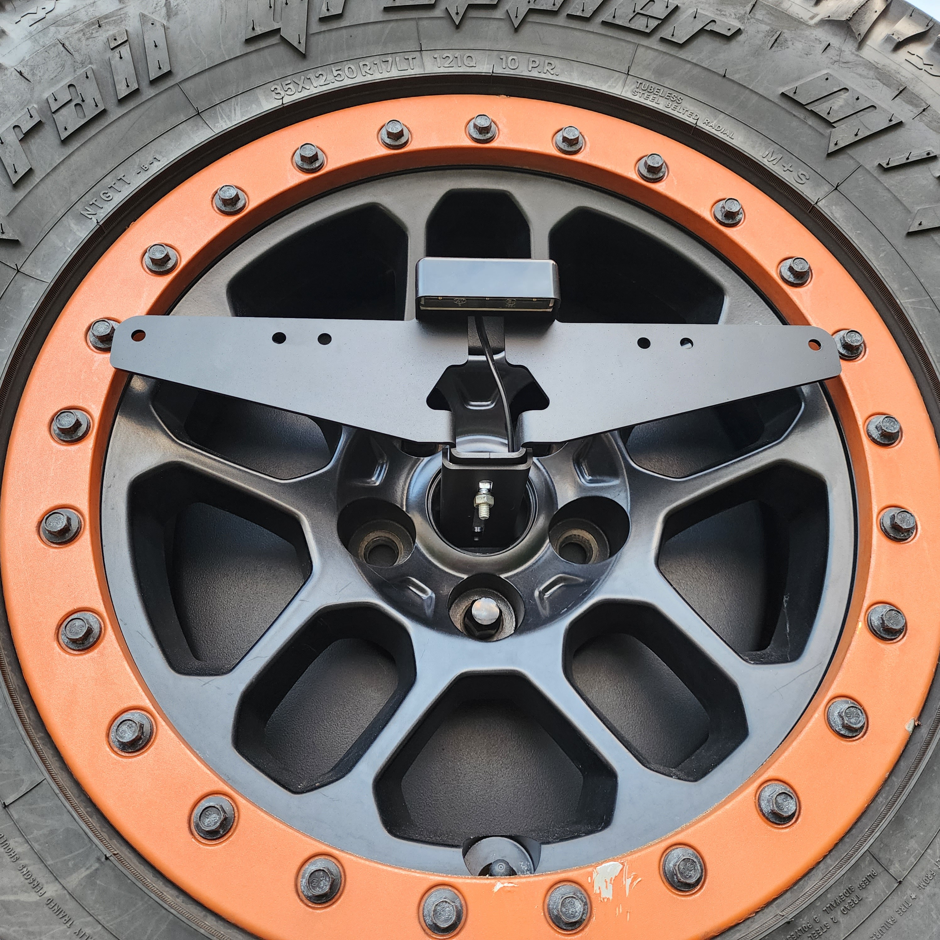 Universal 4WD & Caravan Rear License Plate Relocation Bracket