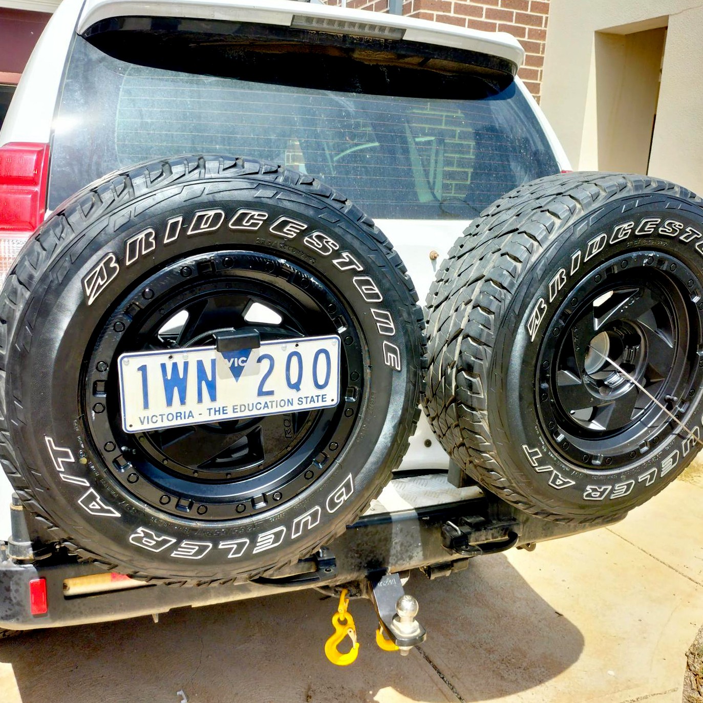 Universal 4WD & Caravan Rear License Plate Relocation Bracket