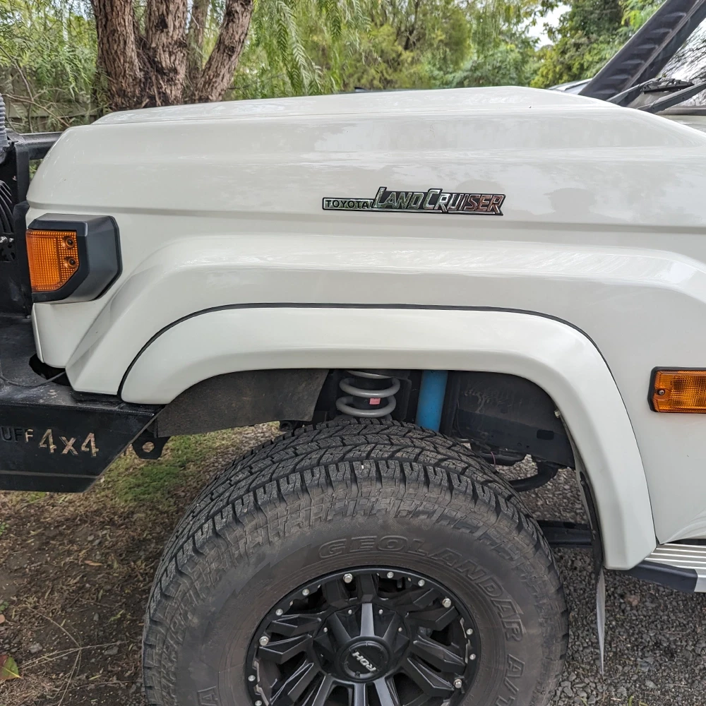 Front Factory Style Flares Suitable for Toyota 79 Series Landcruiser GDJ79 / VDJ79 Series 2007+ and 2023+