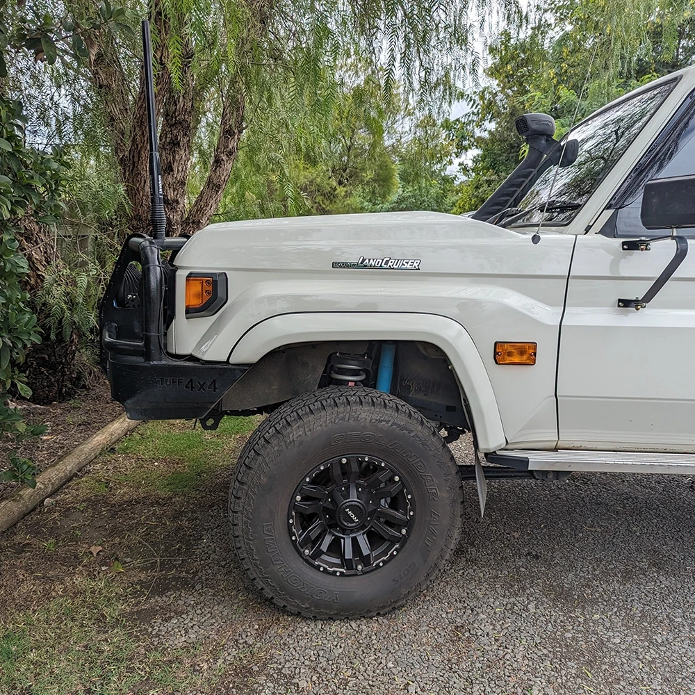 Front Factory Style Flares Suitable for Toyota 79 Series Landcruiser GDJ79 / VDJ79 Series 2007+ and 2023+