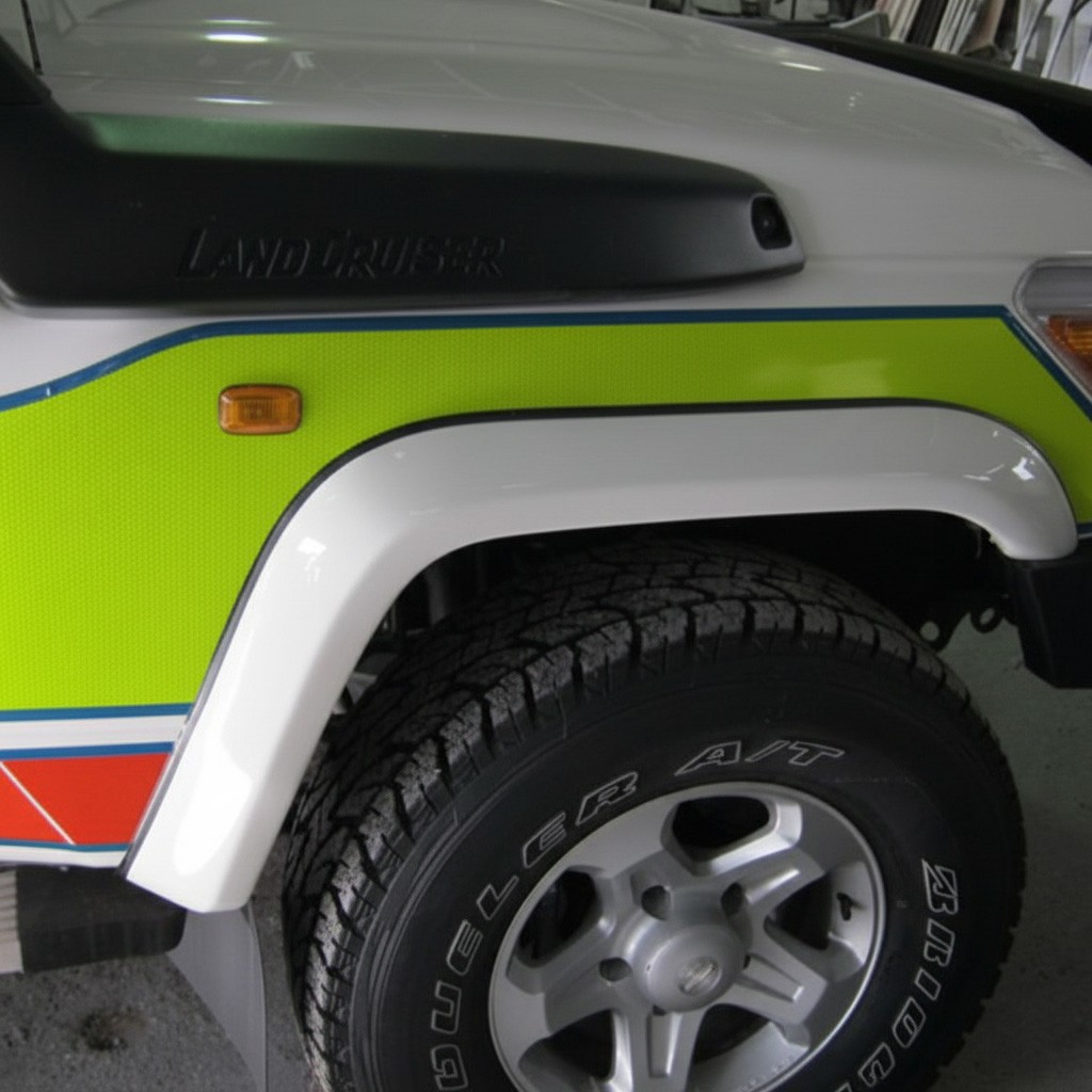 Factory Style Flares Suitable for Toyota 76 Series Land Cruiser GDJ76 / VDJ76 Series 03/2007+ and 2023+