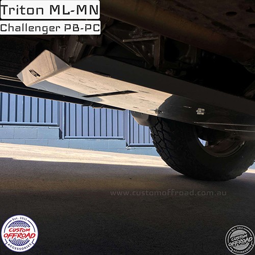 3 Piece Kit Front, Diff/Sump and Transmission Bash Plates Suitable for Mitsubishi Challenger PB/ PC