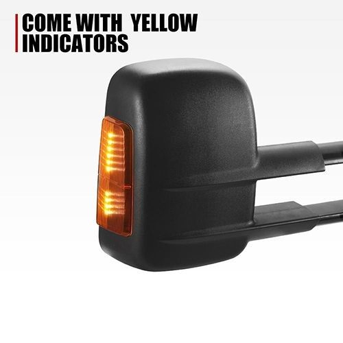 Extendable Towing Mirrors Suitable for Toyota Prado 150 2009-on