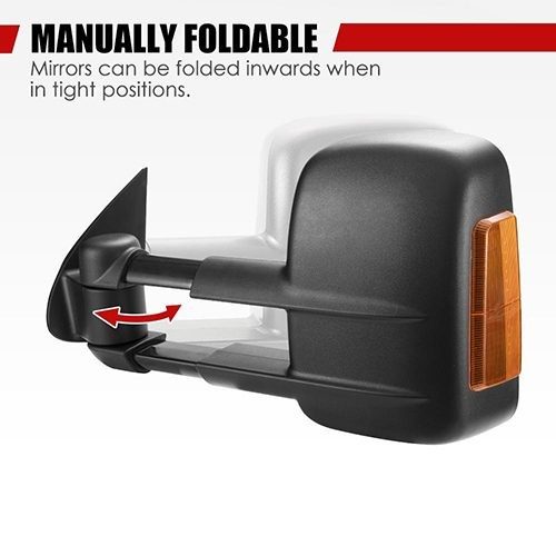 Extendable Towing Mirrors Suitable for Isuzu MU-X 2013n- 2019
