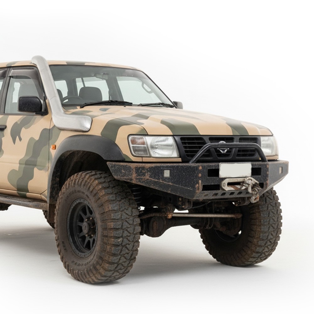 Factory Style Flares Suitable For Nissan GU Patrol Series 1-7 97-On Extended Comp Truck Front Flares Only