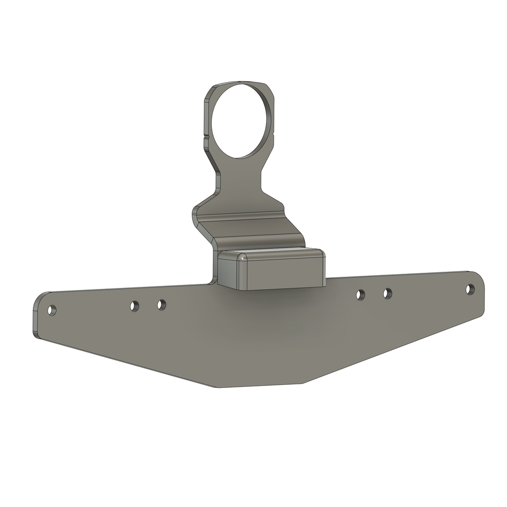 Rear License Plate Relocation Bracket Suitable For 2018+ Jeep Wrangler JL & JLU