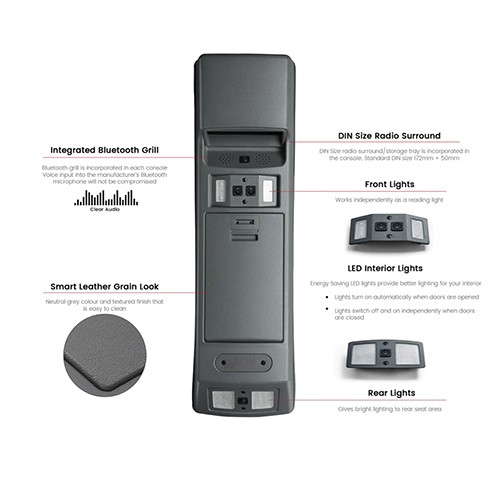 Roof Console Suitable for Toyota Landcruiser 200 Series GXL Wagon 12/2007 - 10/2021