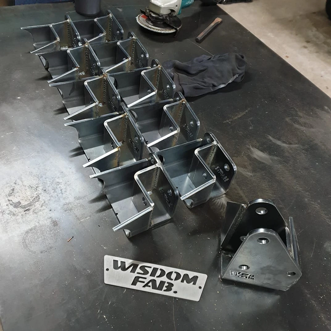 Heavy Duty Weld-On 3" High Steer Front Diff Track Bar Bracket Suitable For Jeep JK & JKU Wrangler 2007-2018 Right Hand Drive