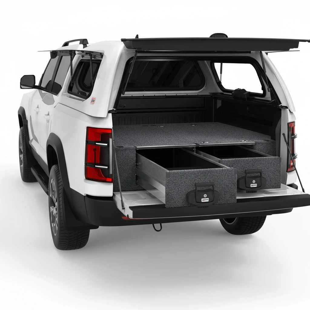 Fixed Floor Drawers Suitable For BYD Shark 6 Ute 01/2025 - Current