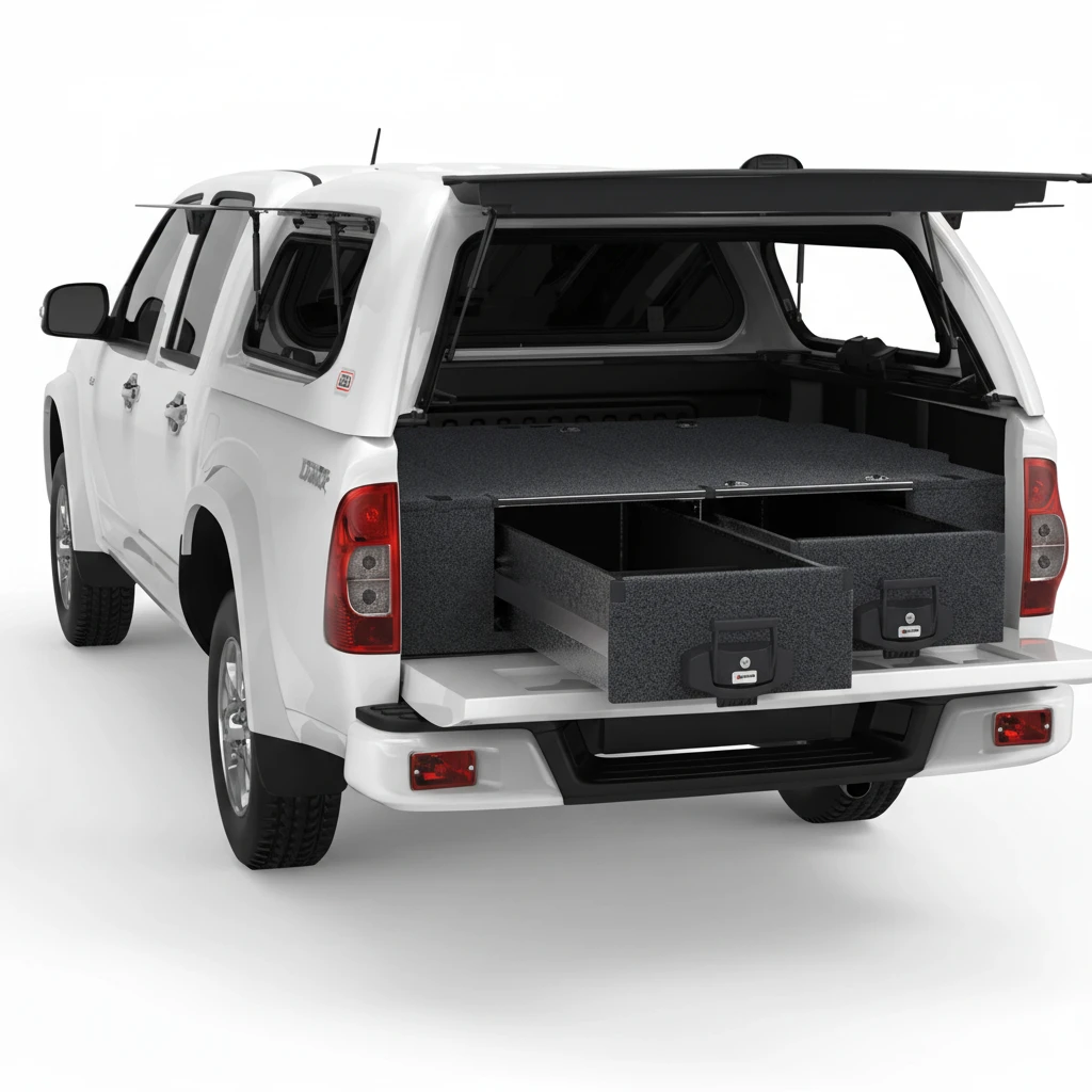 Drawer System Suitable For Isuzu D-Max Dual Cab 12/2002-07-/2012