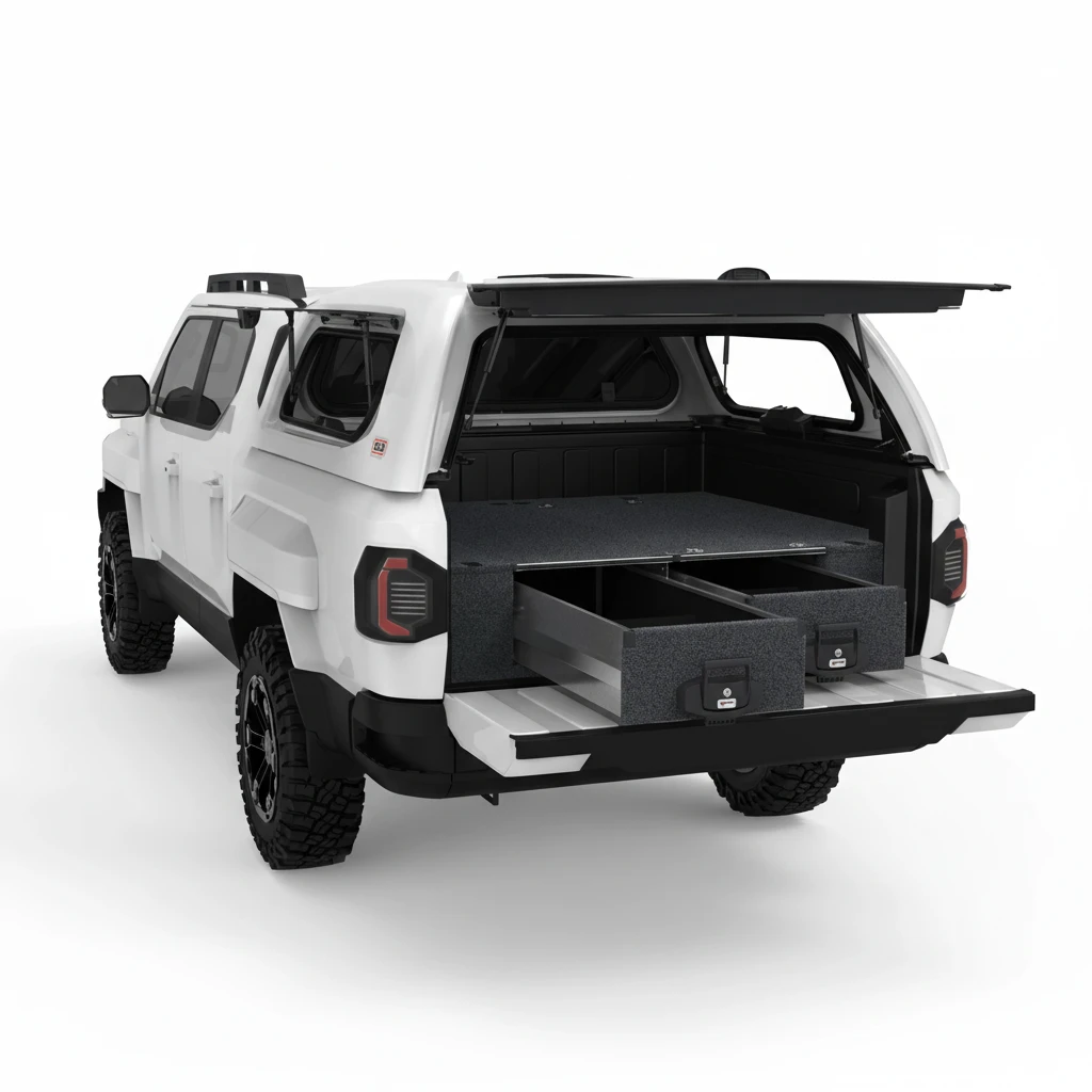 Drawer System Suitable For Kia Dual Cab 02/2025–Current