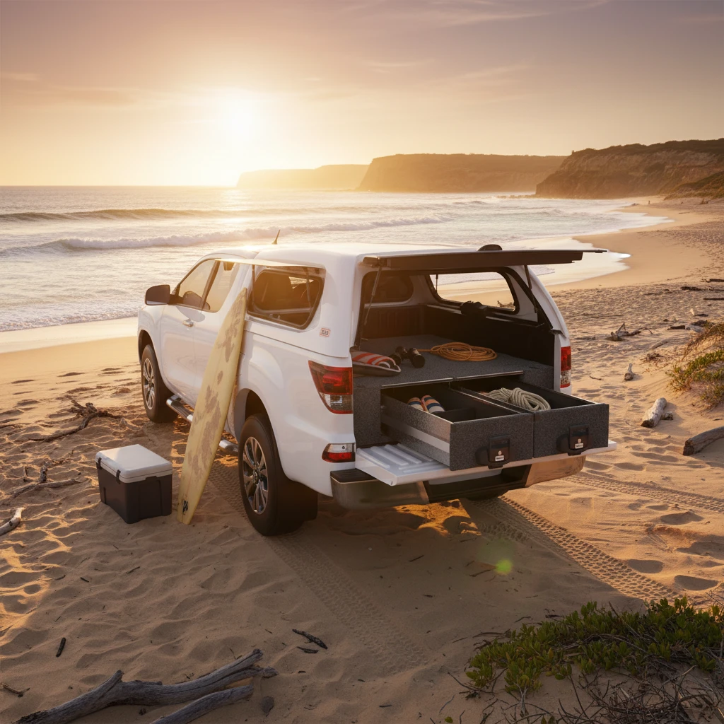 Drawer System Suitable For Mazda BT-50 Freestyle Cab/Extra Cab 10/2011-08/2020