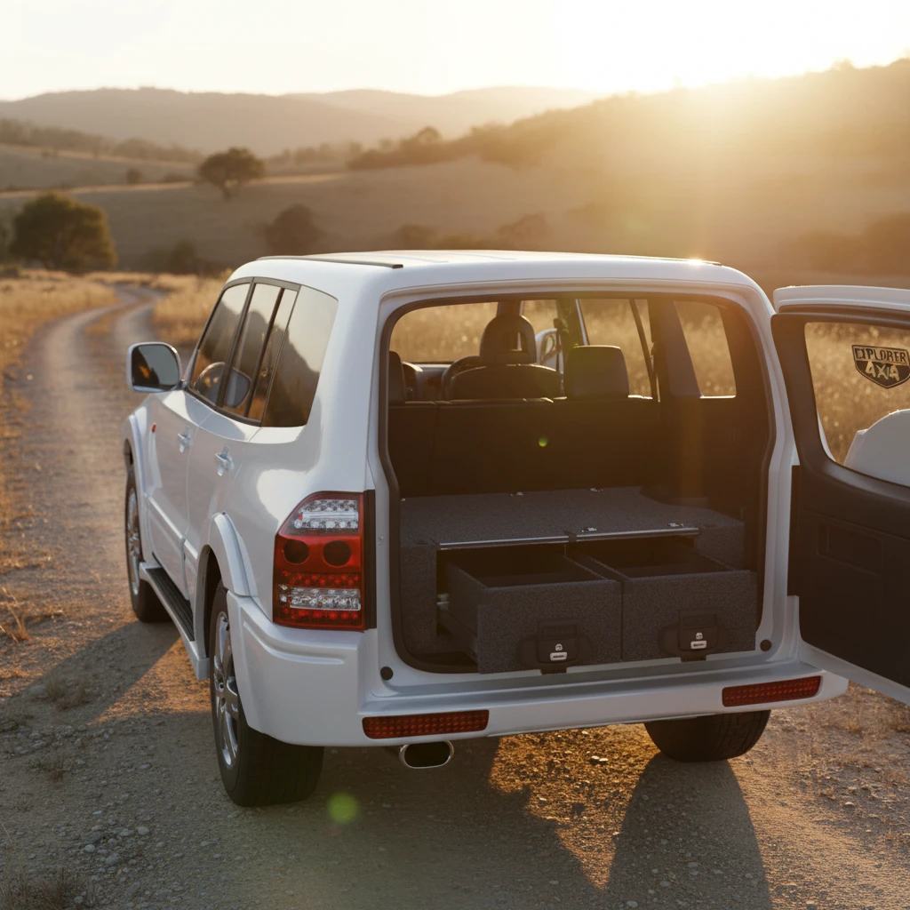 Drawer System Suitable For Mitsubishi Pajero NM Wagon 03/2000-12/2005