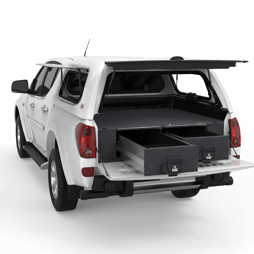 Drawer System Suitable For Mitsubishi Triton MN Dual Cab 10/2009-02/2015