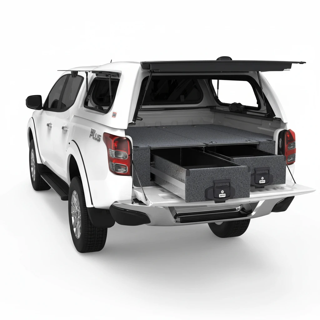 Drawer System Suitable For Mitsubishi Triton MQ Dual Cab 03/2015-12/2018