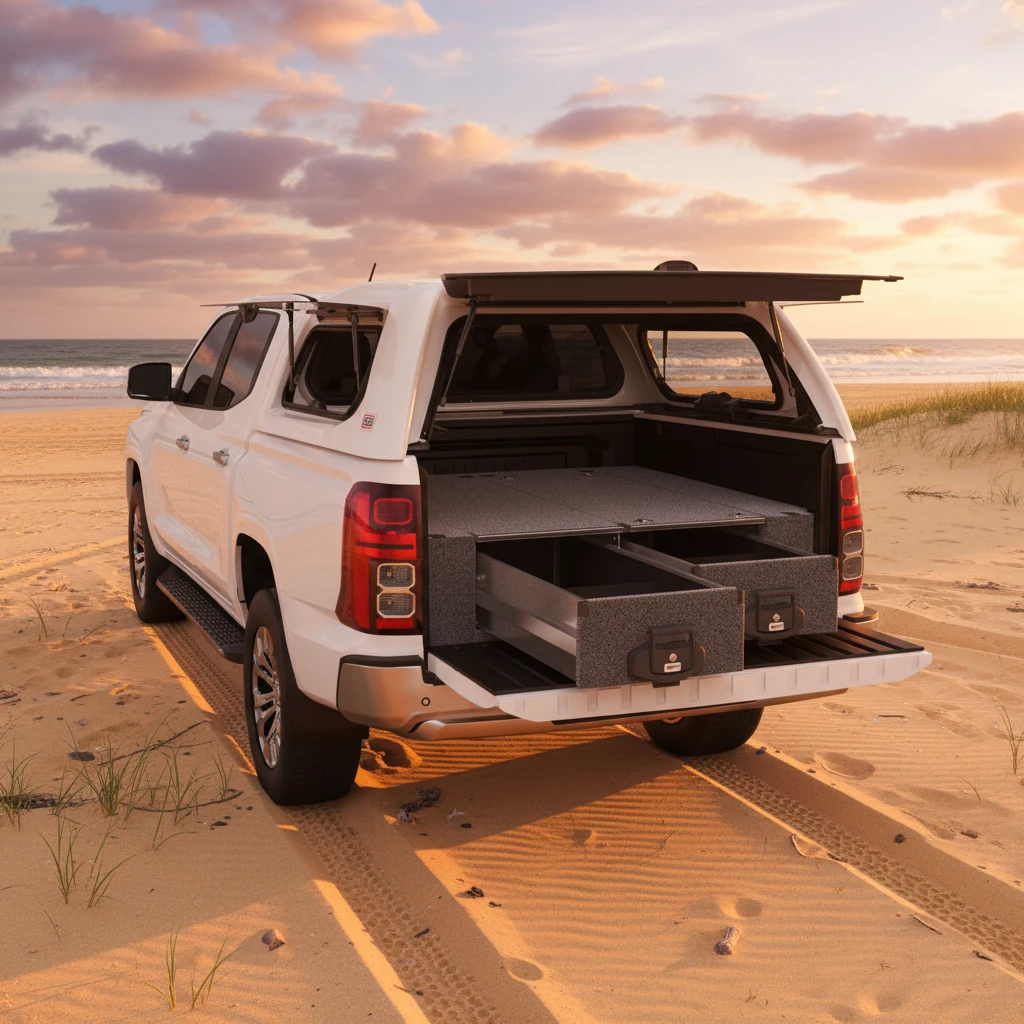 Drawer System Suitable For Mitsubishi Triton MV Dual Cab 01/2024-Current