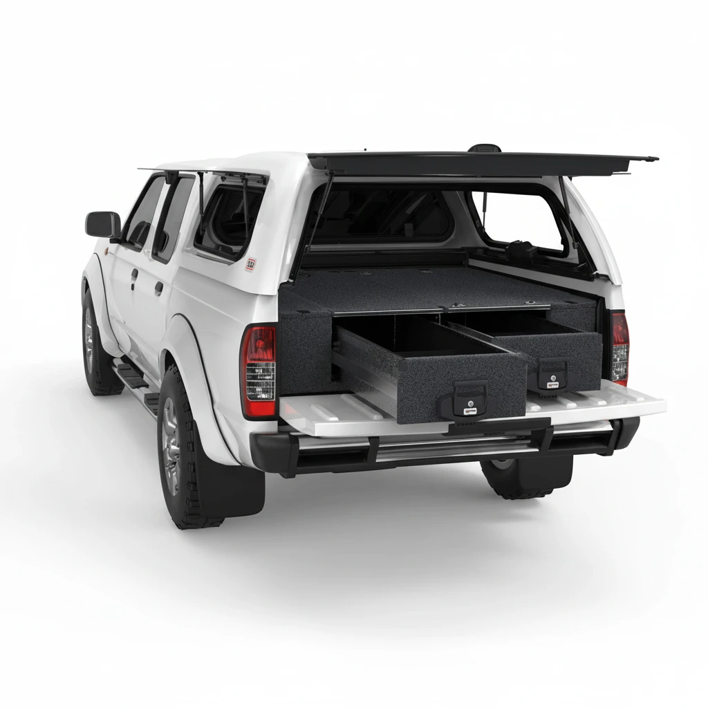 Drawer System Suitable For Nissan Navara D22 Dual Cab 04/17-03/2015