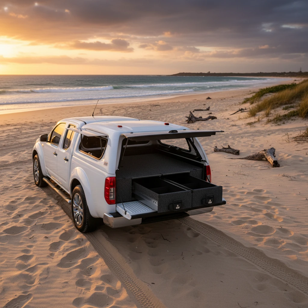 Drawer System Suitable For Nissan Navara D40 STX King/Extra Cab 11/2005-03/2015