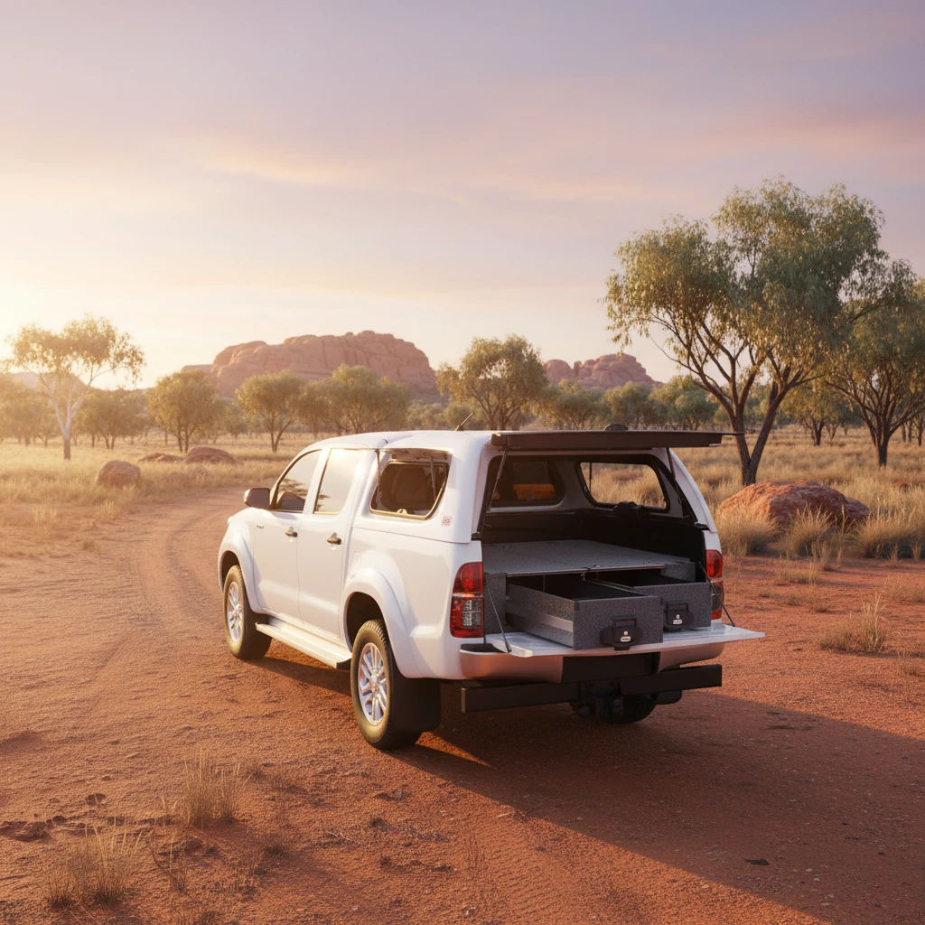 Drawer System Suitable For Toyota Hilux Dual Cab SR5 A Deck 03/2005-09/2015