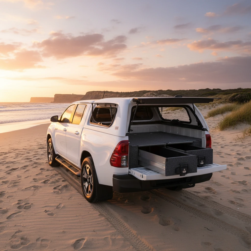 Drawer System Suitable For Toyota Hilux Dual Cab SR5 A Deck 09/2021-Current