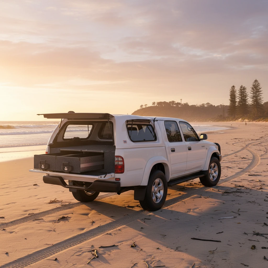 Drawer System Suitable For Toyota Hilux Dual Cab SR5 J Deck 11/1997-02/2005