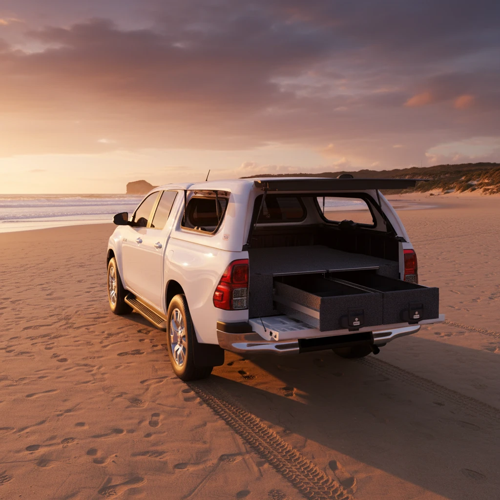 Drawer System Suitable For Toyota Hilux Extra Cab SR5 A Deck 03/2005-09/2015