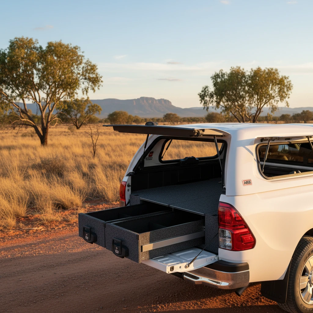 Drawer System Suitable For Toyota Hilux Extra Cab SR5 A Deck 10/2015-08/2021