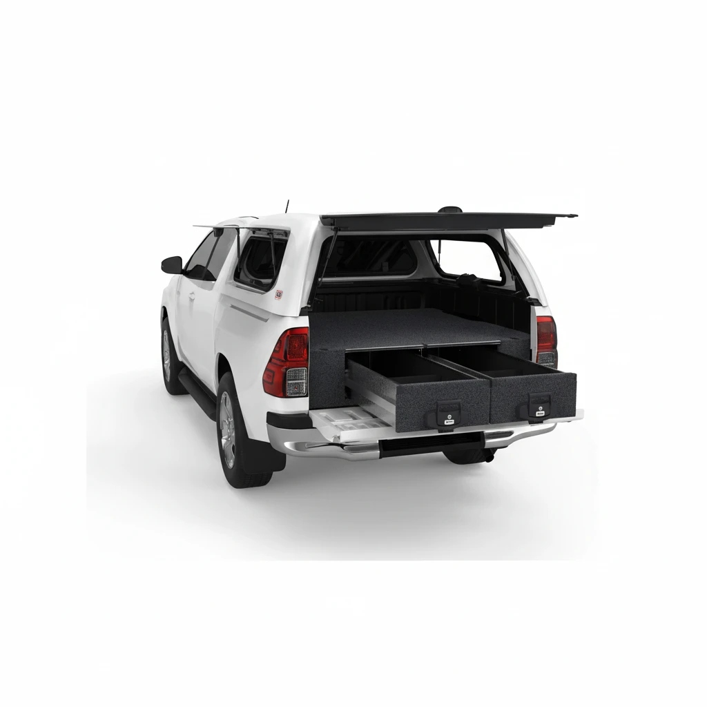 Drawer System Suitable For Toyota Hilux Extra Cab SR5 J Deck 03/2005-09/2015