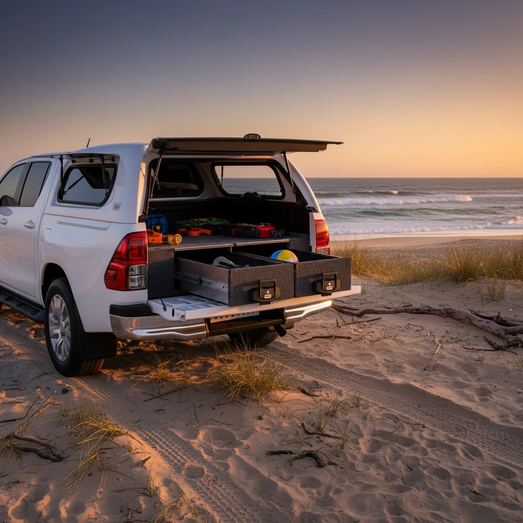 Drawer System Suitable For Toyota Hilux Extra Cab SR5 J Deck 20/2015-08/2021