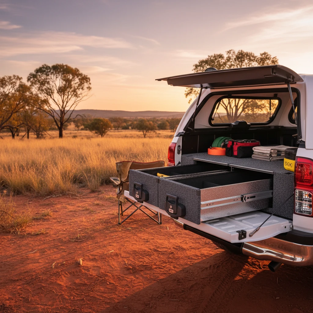 Drawer System Suitable For Toyota Hilux Extra Cab SR5 J Deck 09/2021-Current