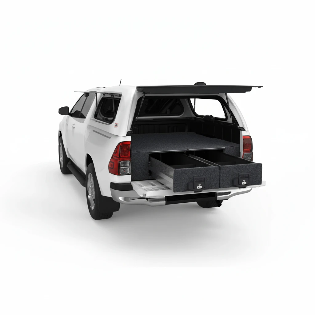 Drawer System Suitable For Toyota Hilux Extra Cab SR5 J Deck 09/2021-Current