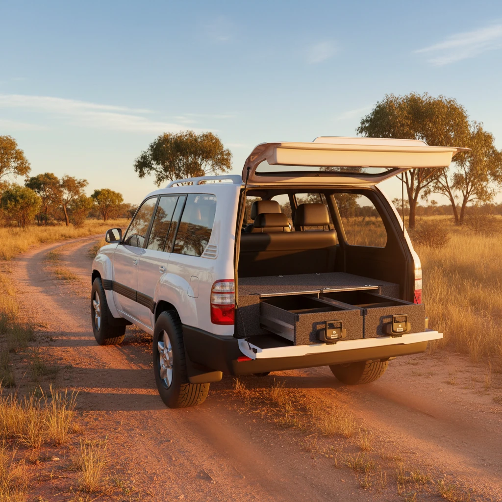 Drawer System Suitable For Toyota Landcruiser 100 Standard Wagon 04/1998-11/2007