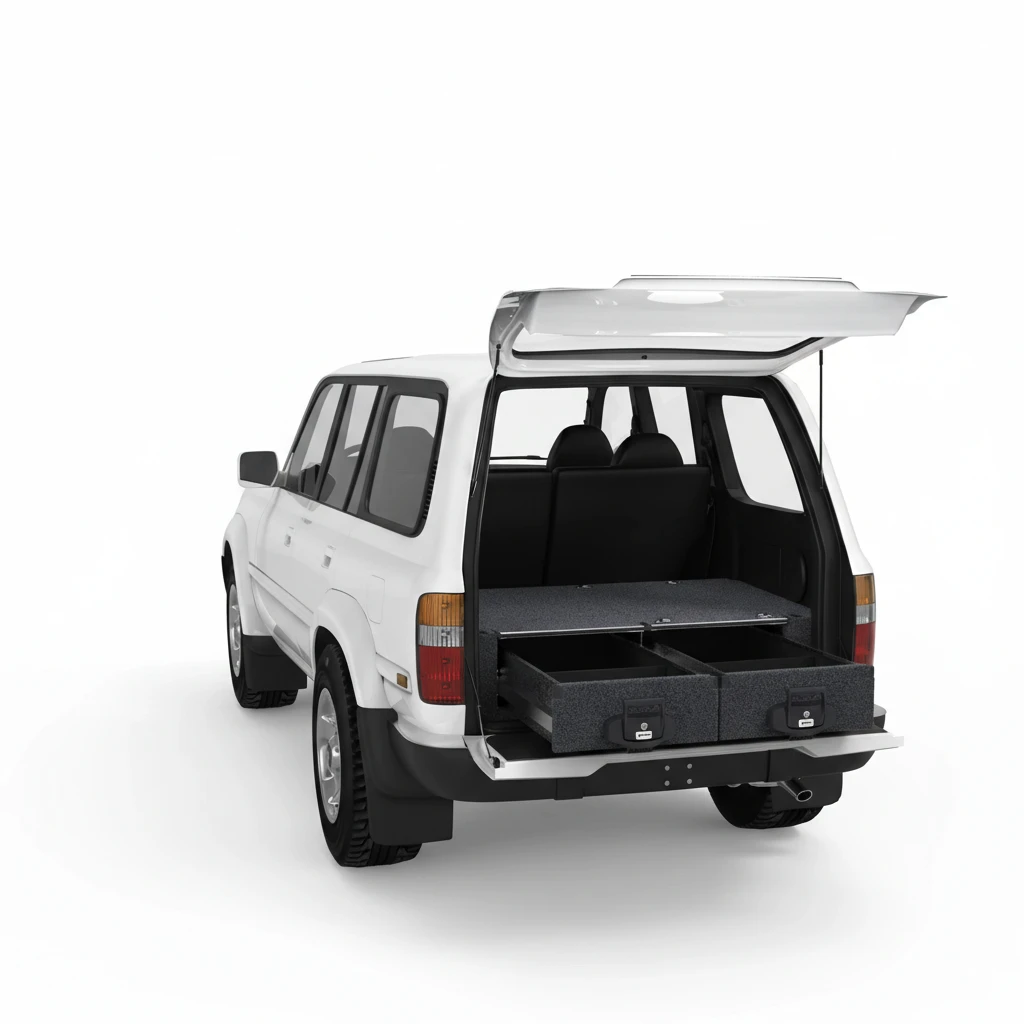 Drawer System Suitable For Toyota Landcruiser 80 Series Standard Wagon 01/1995-03/1998