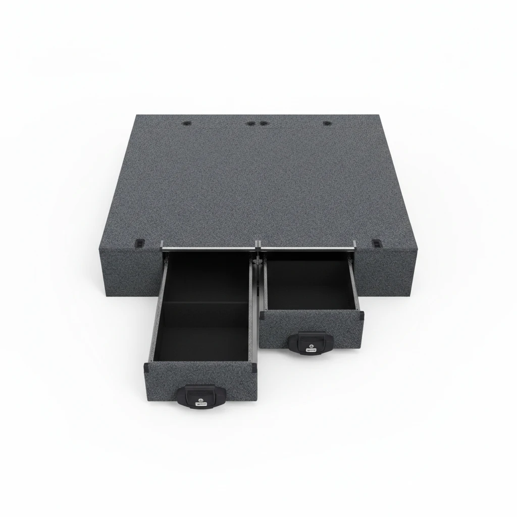 Drawer System Suitable For Toyota Landcruiser Prado 120 Series Wagon With Rear Air Con 10/2002-09/2009