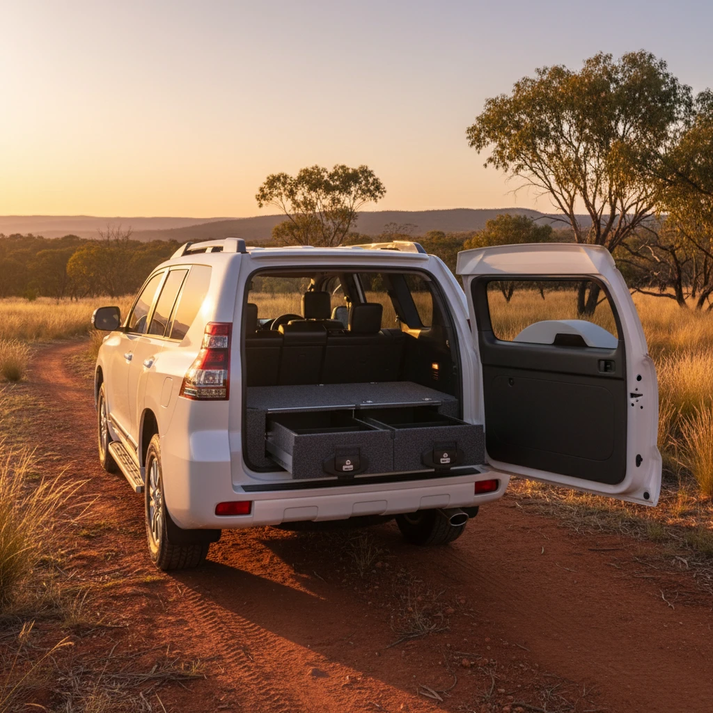 Drawer System Suitable For Toyota Landcruiser Prado 150 Series GX 5 Seat Wagon 11/2009-Current