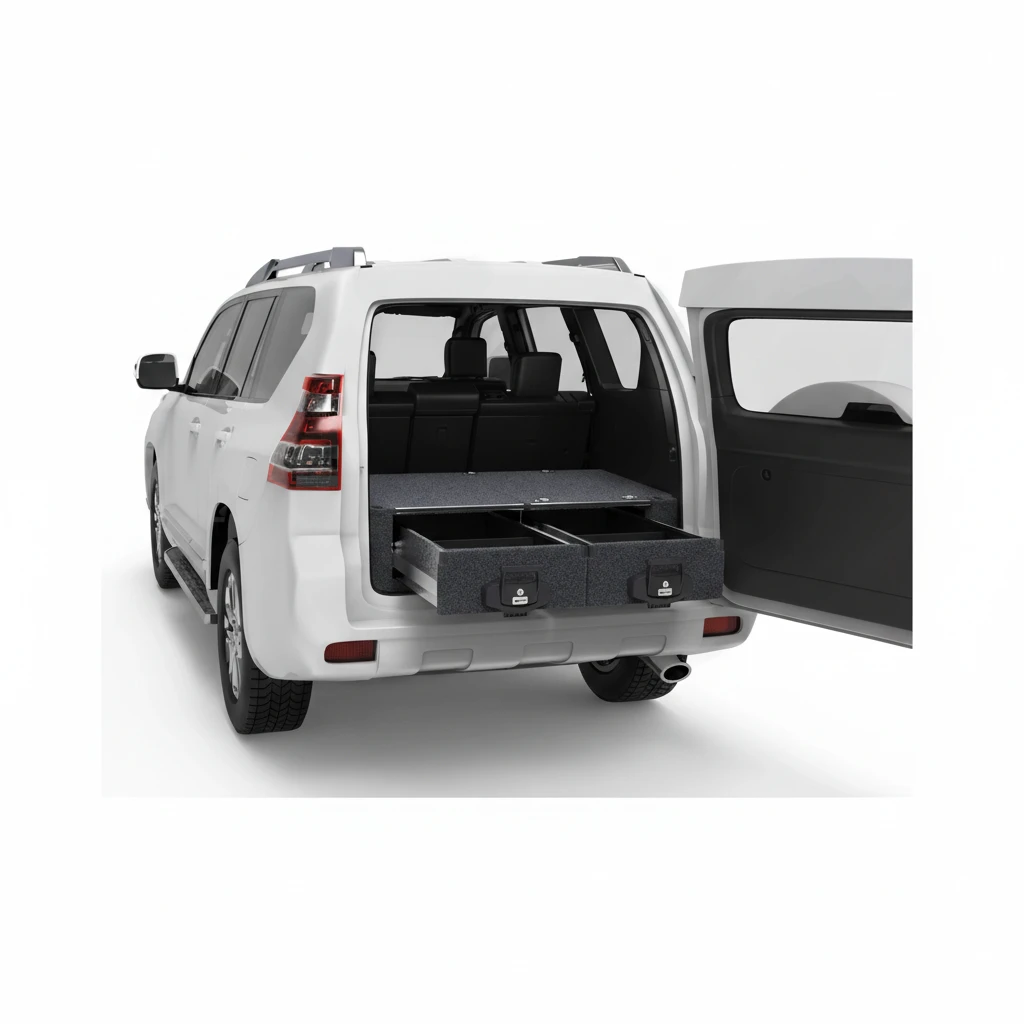 Drawer System Suitable For Toyota Landcruiser Prado 150 Series GX 5 Seat Wagon 11/2009-Current