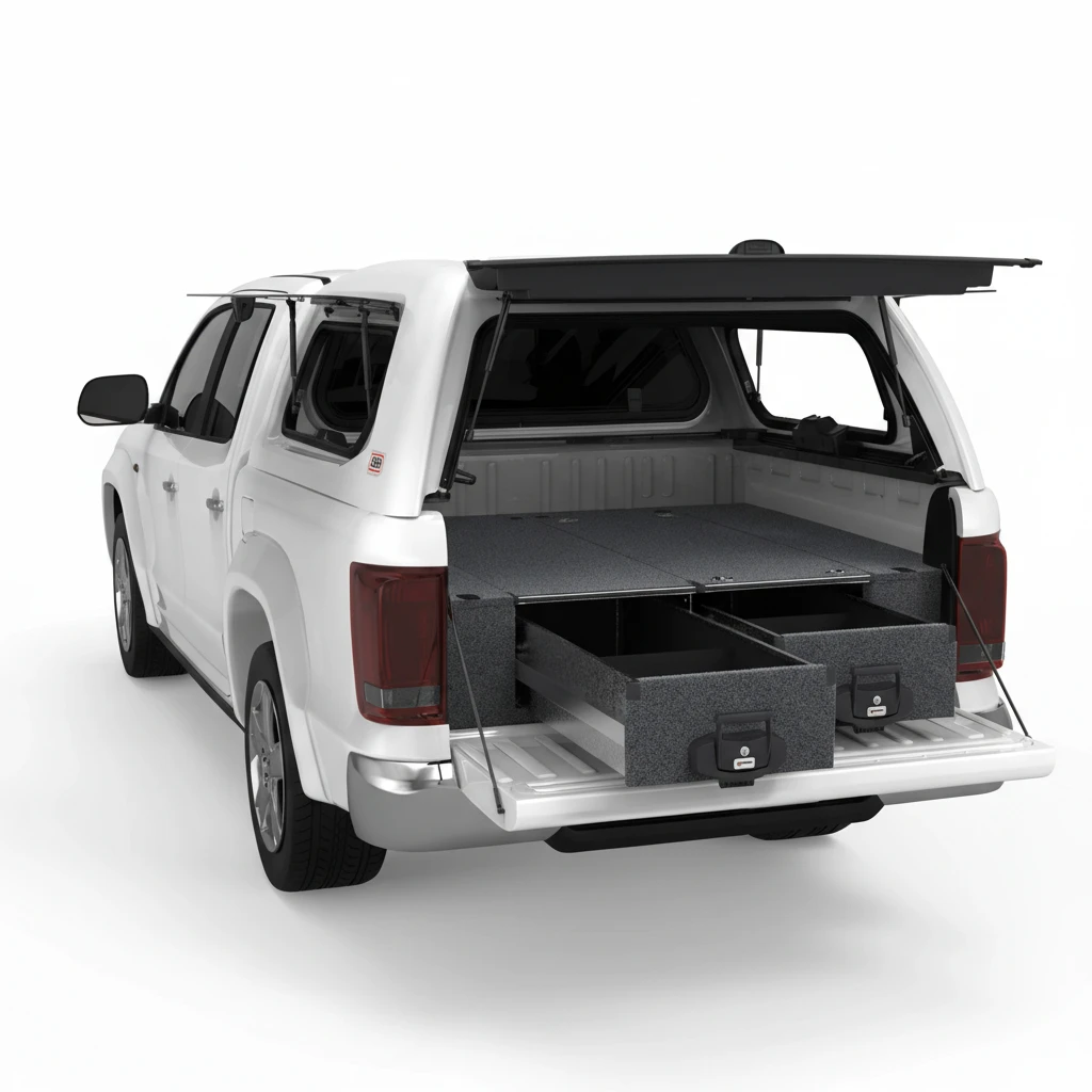 Drawer System Suitable For Volkswagen Amarok Generation 1 Dual Cab 01/2010—04/2023