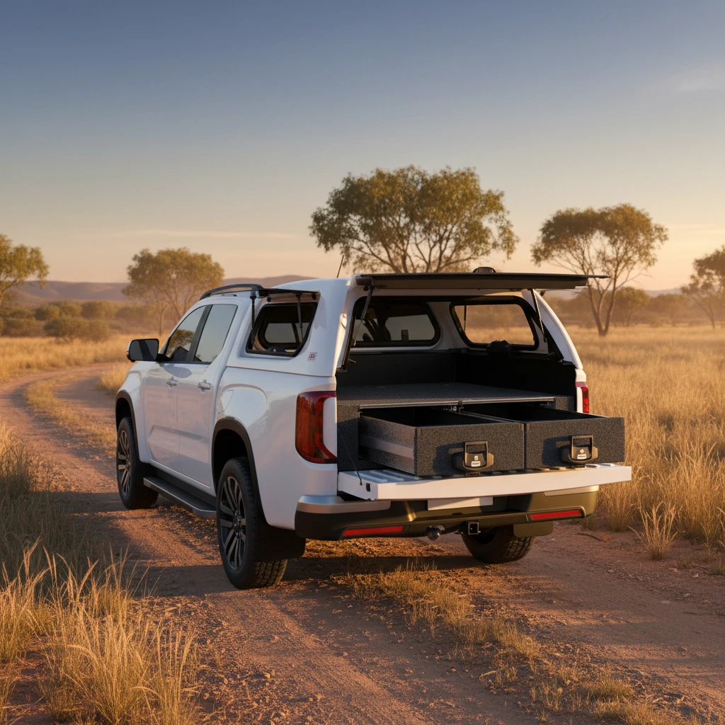 Drawer System Suitable For Volkswagen Amarok Generation 2 Dual Cab 05/2023-Current