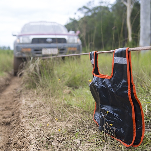 Common Mistakes Offroad: Lack Of Winch Rope Blanket / Damper